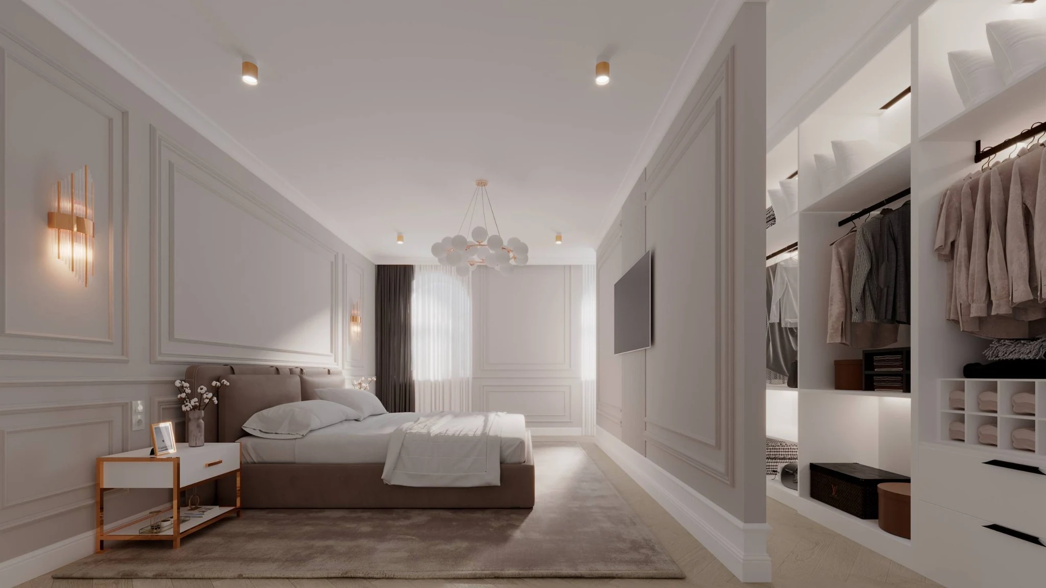 Casa Ciorescu — 105 m² — Dormitorul matrimonial — 3